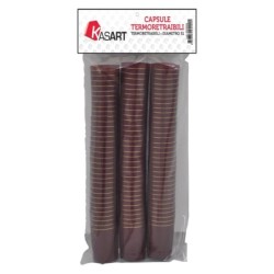 CAPSULE TERMORETRAIBILI PER BOTTIGLIE SPUMANTE nero - Ø 33 x  h 55 mm