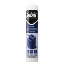 SILICONE NEUTRO PER LATTONERIA 'SNCL 915' bianco ml 310 - (ral 9010)
